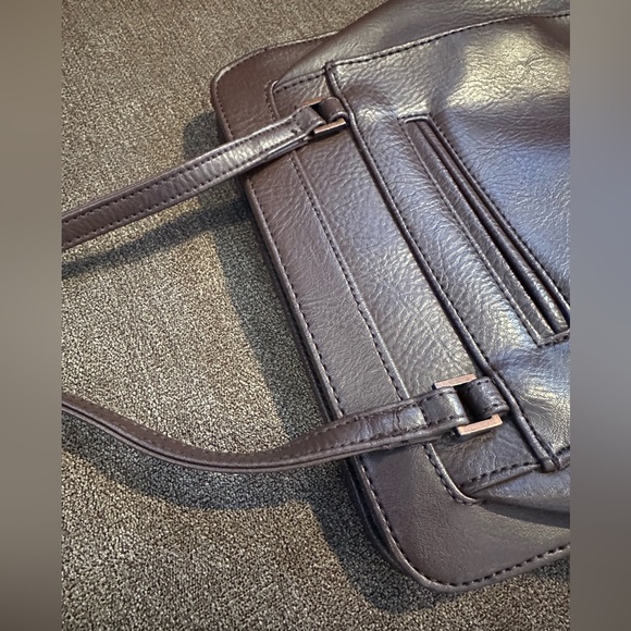 Matt & Nat Vegan Leather Brown Crossbody Purse Bag - Picture 9 of 10